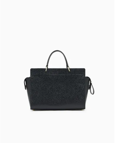 Armani Exchange Borsa a mano grande Nero