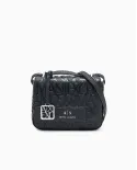 Armani Exchange Borsa bandoliera piccola Nero