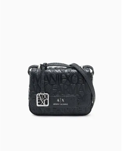 Armani Exchange Borsa bandoliera piccola Nero