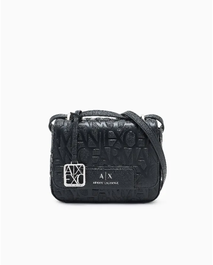 Armani Exchange Borsa bandoliera piccola Nero
