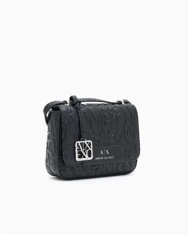 Armani Exchange Borsa bandoliera piccola Nero