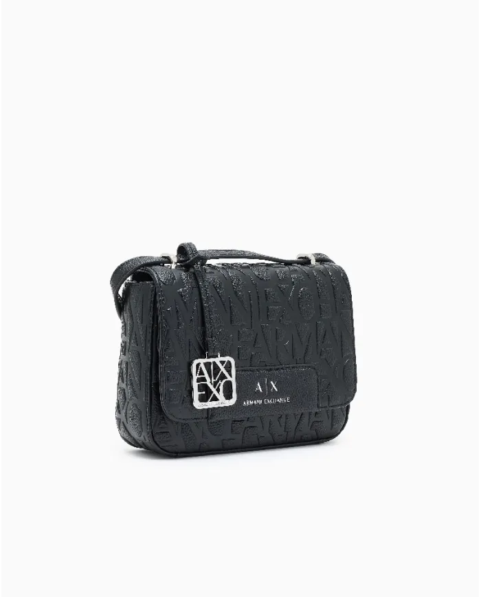 Armani Exchange Borsa bandoliera piccola Nero