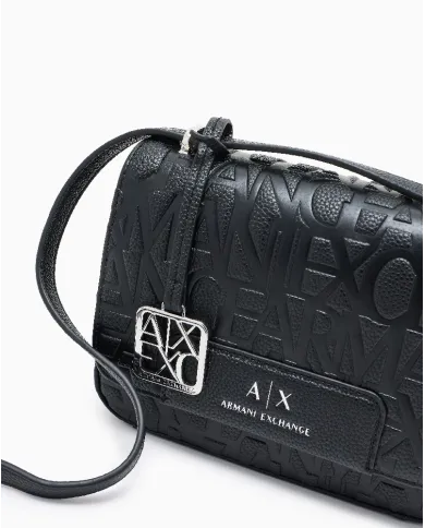 Armani Exchange Borsa bandoliera piccola Nero