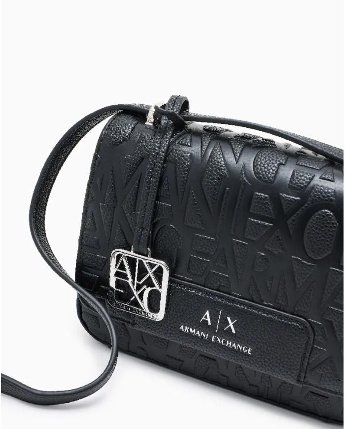 Armani Exchange Borsa bandoliera piccola Nero