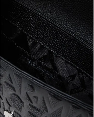 Armani Exchange Borsa bandoliera piccola Nero