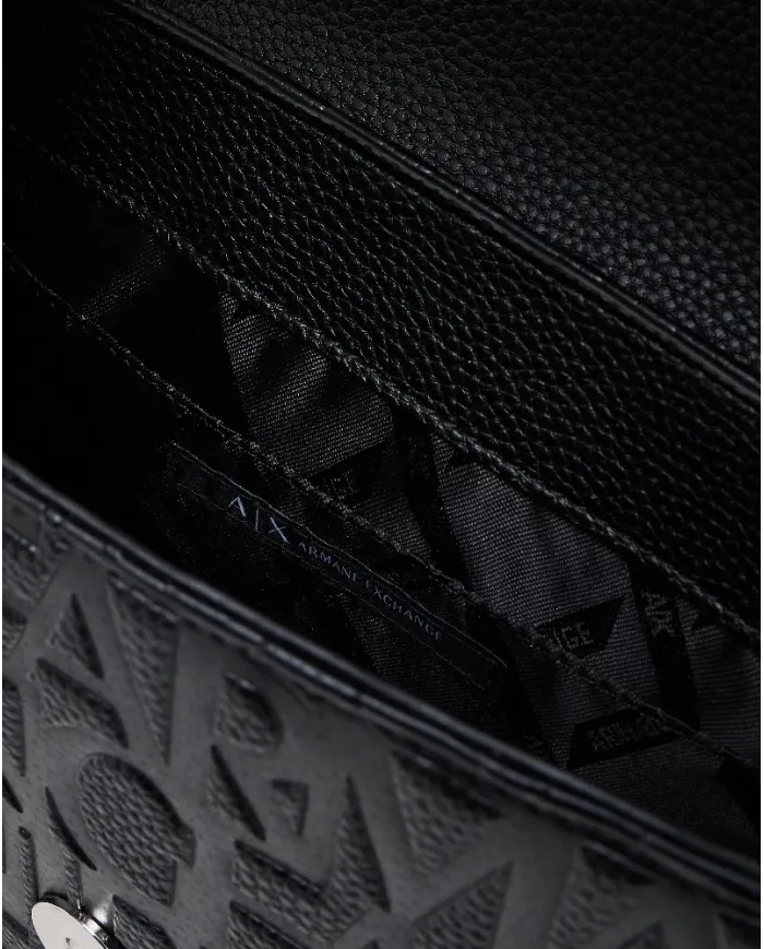 Armani Exchange Borsa bandoliera piccola Nero