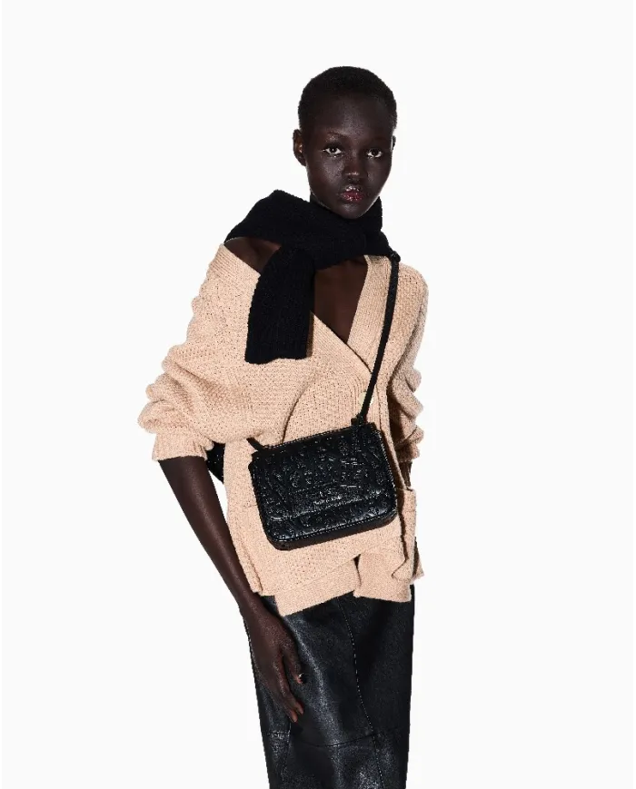 Armani Exchange Borsa bandoliera piccola Nero