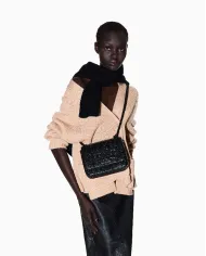 Armani Exchange Borsa bandoliera piccola Nero