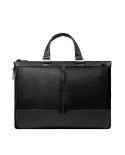 Piquadro Cartella tessuto pelle pc 15" Marcel Nero