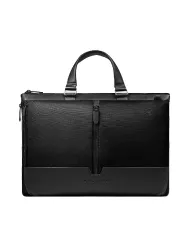 Piquadro Cartella tessuto pelle pc 15" Marcel Nero