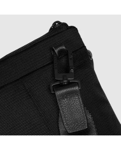 Piquadro Cartella tessuto pelle pc 15" Marcel Nero