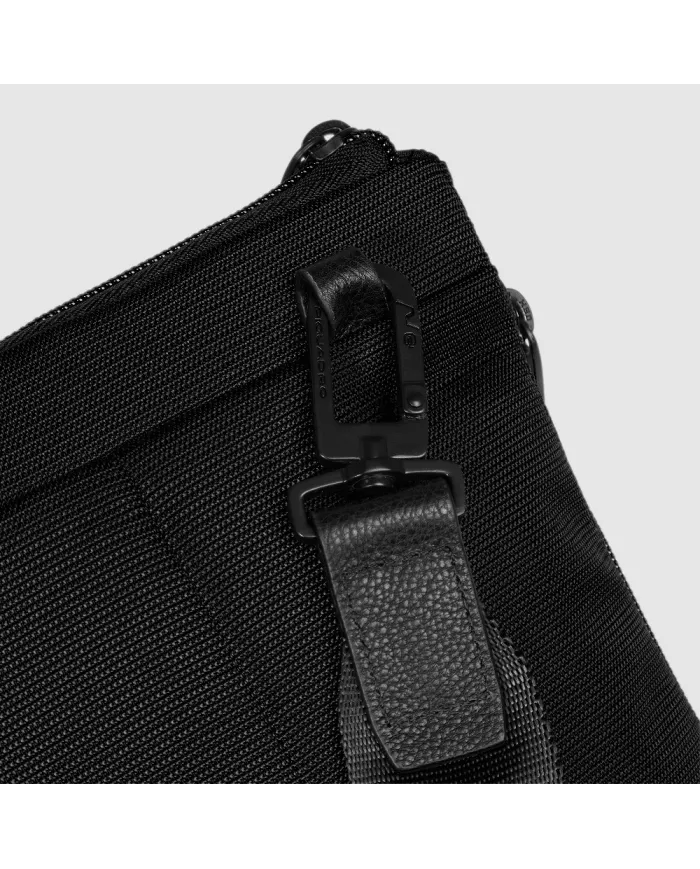 Piquadro Cartella tessuto pelle pc 15" Marcel Nero