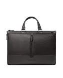 Piquadro Cartella tessuto pelle pc 15" Marcel Testa moro