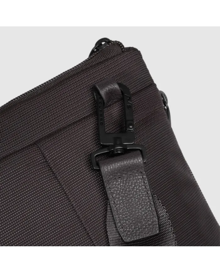 Piquadro Cartella tessuto pelle pc 15" Marcel Testa moro