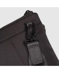 Piquadro Cartella tessuto pelle pc 15" Marcel Testa moro