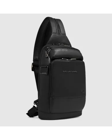 Piquadro Monospalla zaino Key Words Nero