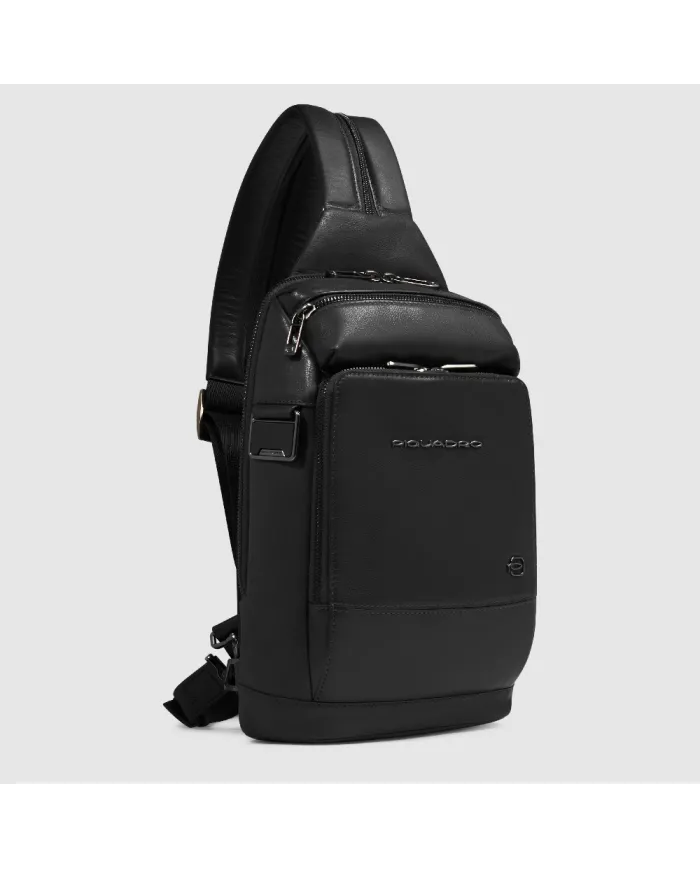 Piquadro Monospalla zaino Key Words Nero