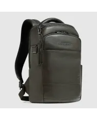 Piquadro Zaino in pelle porta pc 13,3 Key Words Verde