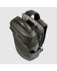 Piquadro Zaino in pelle porta pc 13,3 Key Words Verde