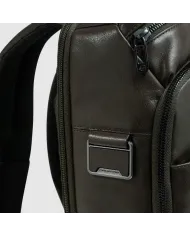 Piquadro Zaino in pelle porta pc 13,3 Key Words Verde