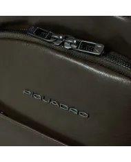 Piquadro Zaino in pelle porta pc 13,3 Key Words Verde