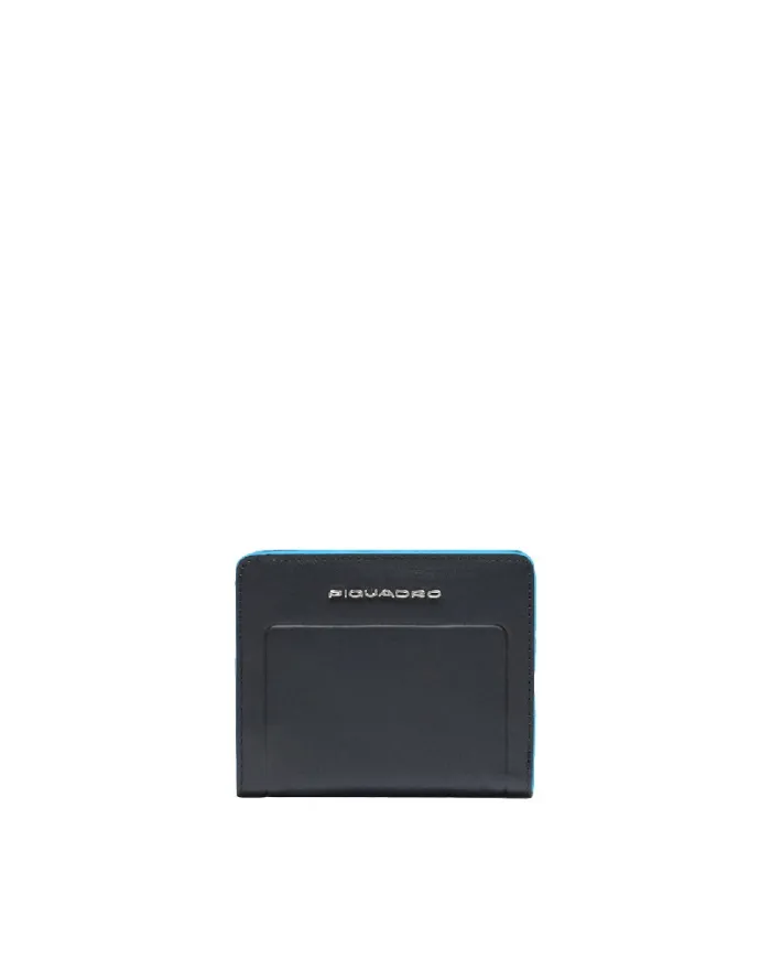Piquadro Portafoglio donna piccolo Atlas Nero
