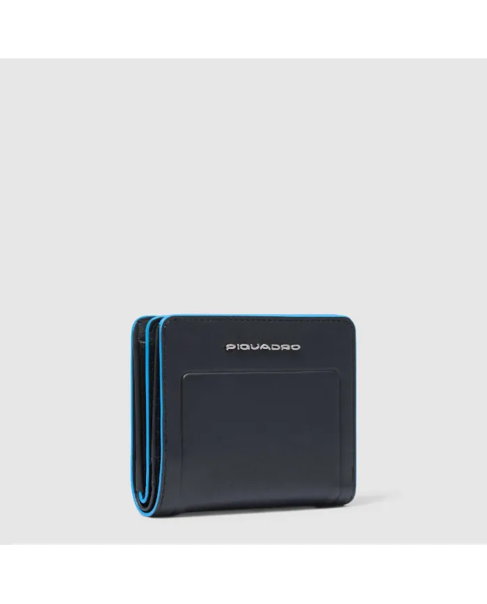 Piquadro Portafoglio donna piccolo Atlas Nero