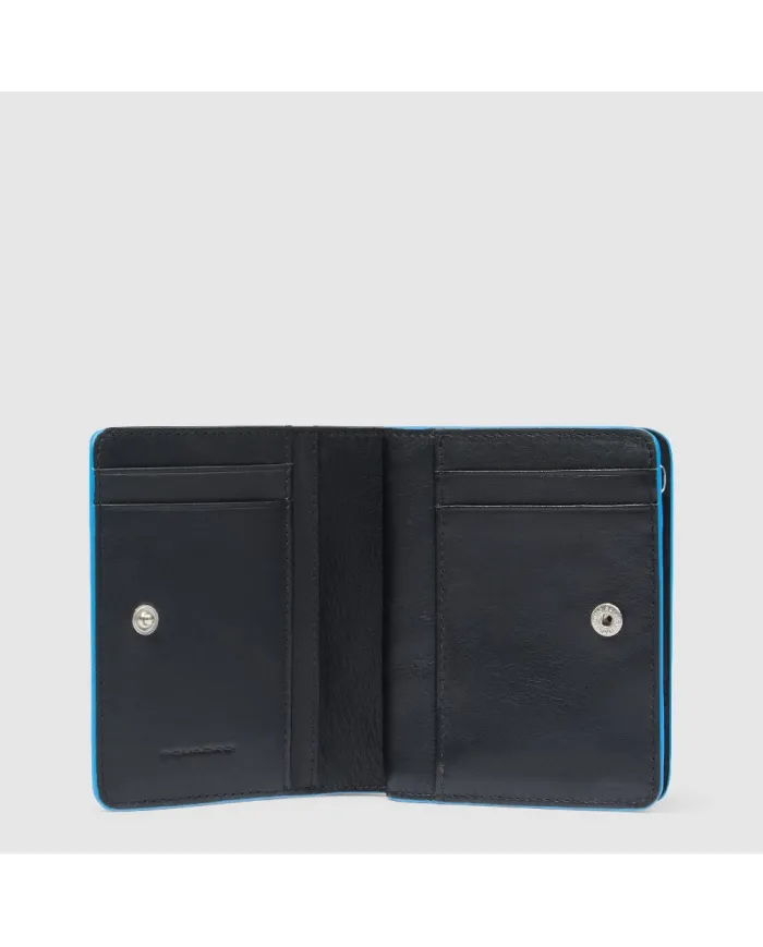 Piquadro Portafoglio donna piccolo Atlas Nero