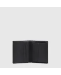 Piquadro Portafoglio piccolo in pelle Modus Special Nero