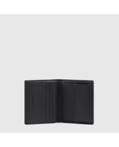 Piquadro Portafoglio piccolo in pelle Modus Special Nero