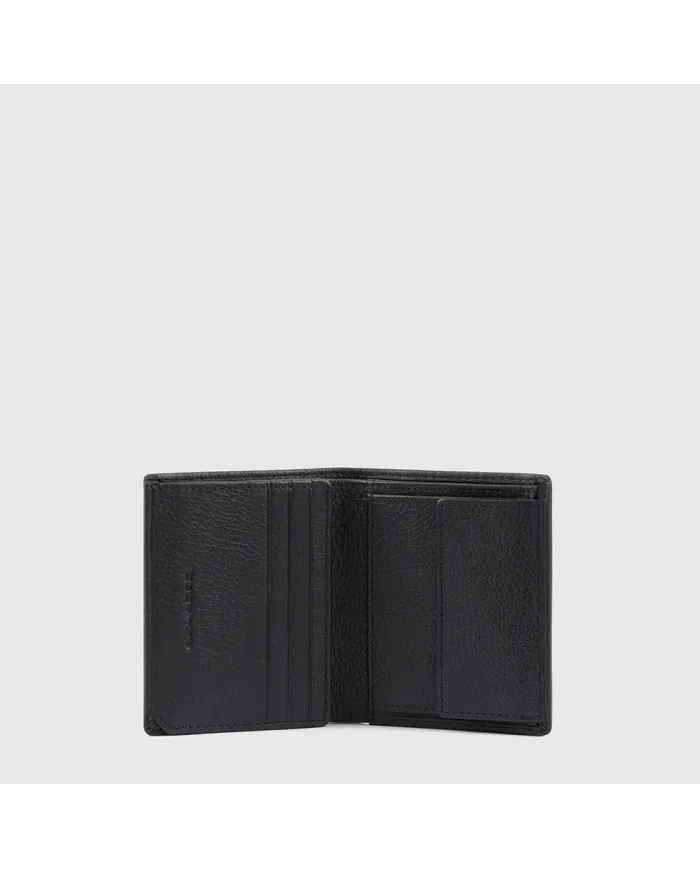 Piquadro Portafoglio piccolo in pelle Modus Special Nero