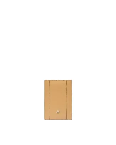 Piquadro Porta passaporto in pelle Circle W92 Giallo/Beige