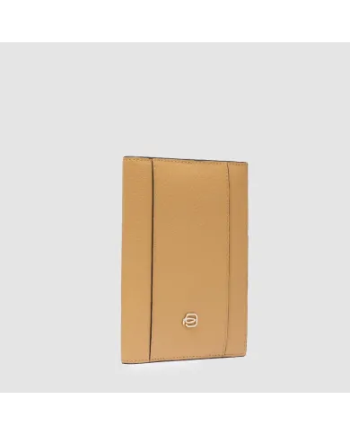 Piquadro Porta passaporto in pelle Circle W92 Giallo/Beige