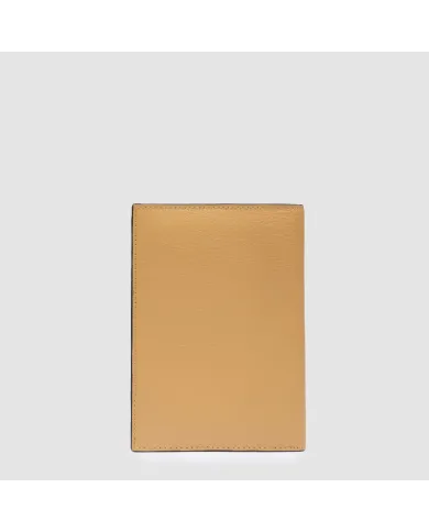 Piquadro Porta passaporto in pelle Circle W92 Giallo/Beige