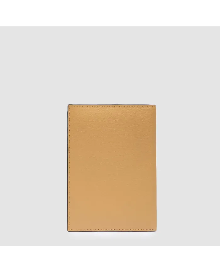 Piquadro Porta passaporto in pelle Circle W92 Giallo/Beige