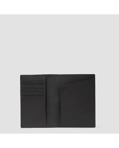 Piquadro Porta passaporto in pelle Circle W92 Nero