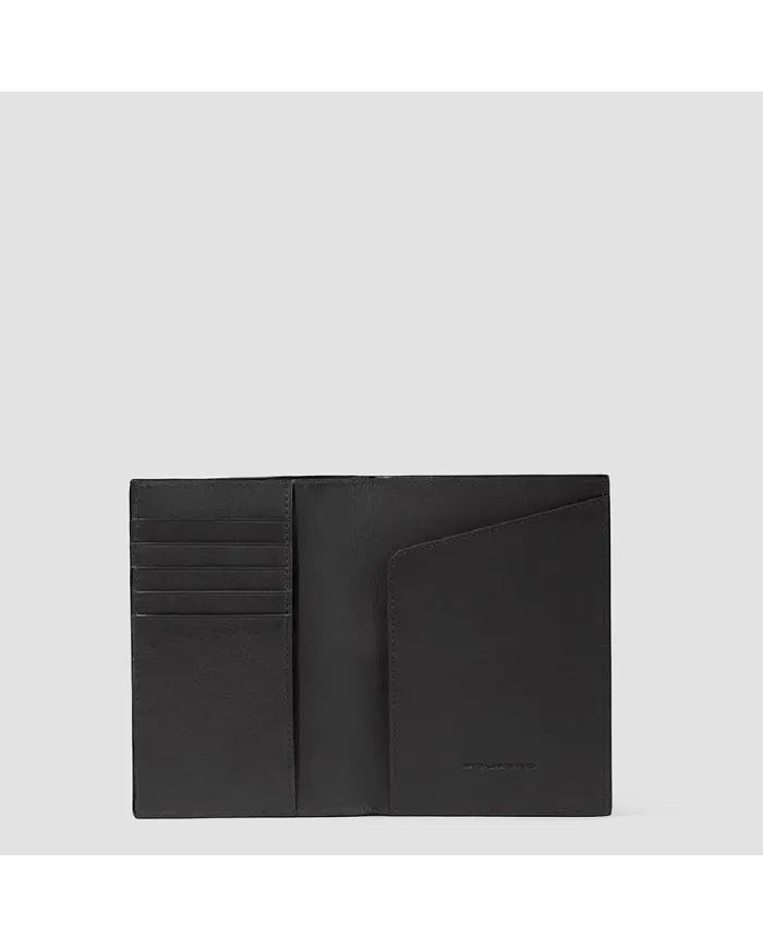 Piquadro Porta passaporto in pelle Circle W92 Nero