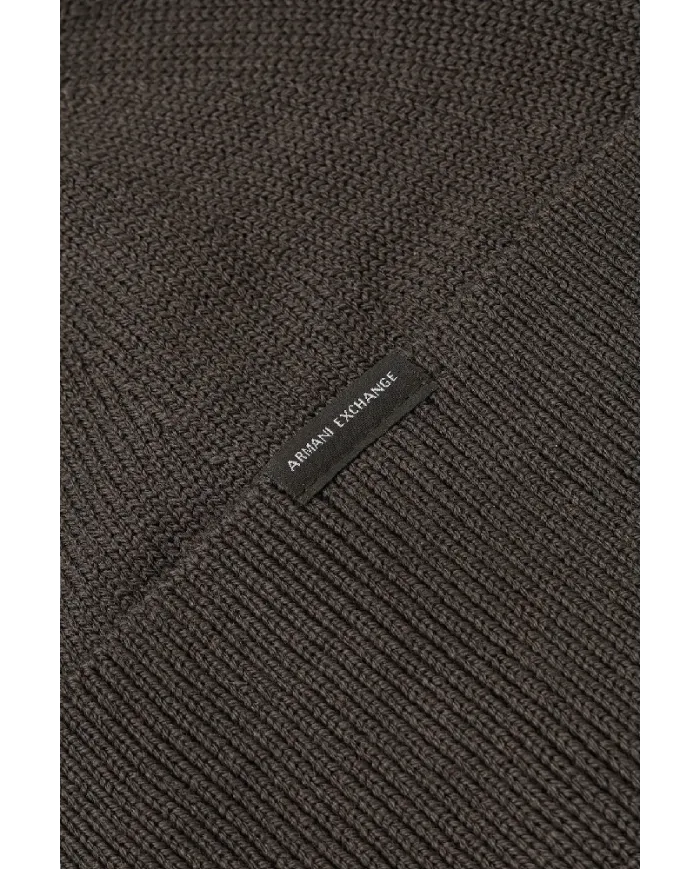 Armani Exchange Berretto uomo misto lana Verde