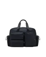 Armani Exchange Borsone in tessuto nylon Nero