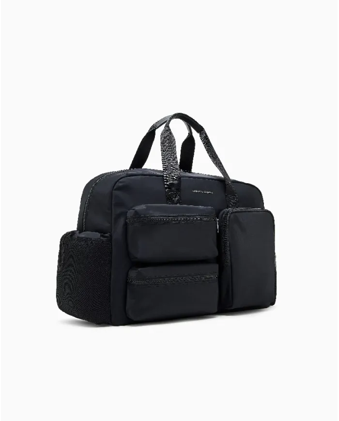 Armani Exchange Borsone in tessuto nylon Nero