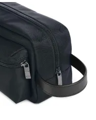 Armani Exchange Necssaire in tessuto Blu/Nero