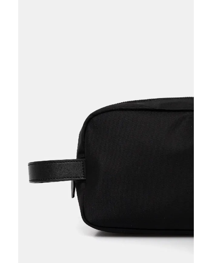 Armani Exchange Necssaire in tessuto Nero