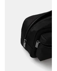 Armani Exchange Necssaire in tessuto Nero
