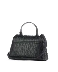 Armani Exchange Borsa a mano logata Nero