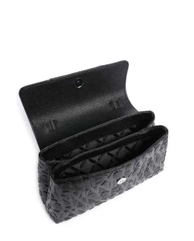 Armani Exchange Borsa a mano logata Nero