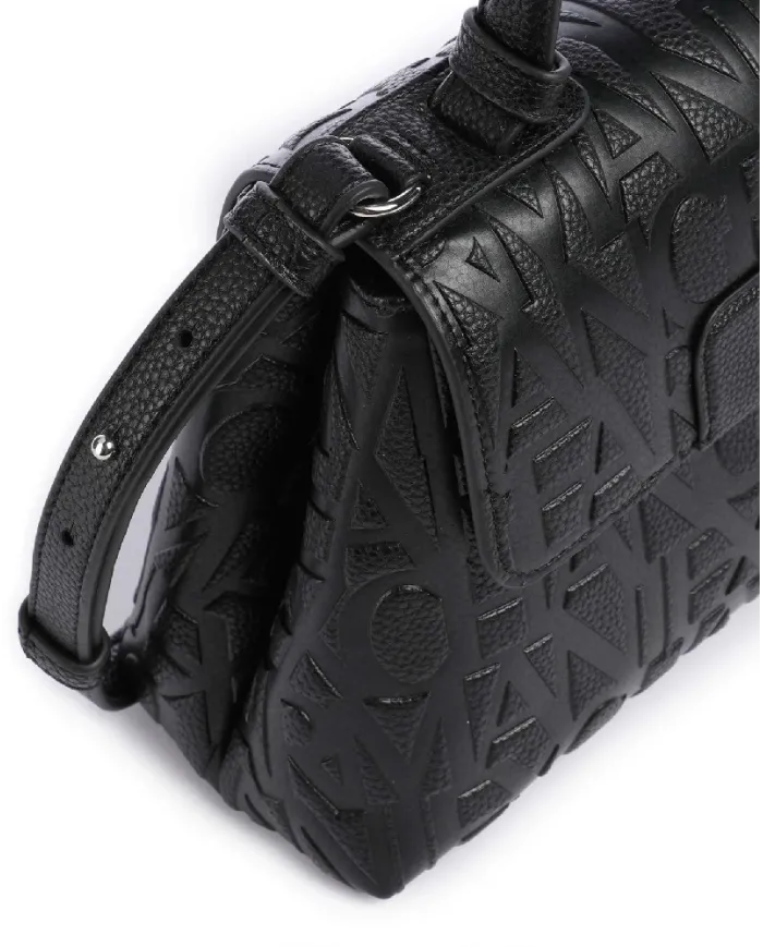 Armani Exchange Borsa a mano logata Nero