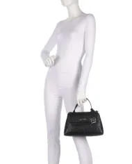 Armani Exchange Borsa a mano logata Nero