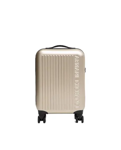 Armani Exchange Trolley bagaglio a mano Platino