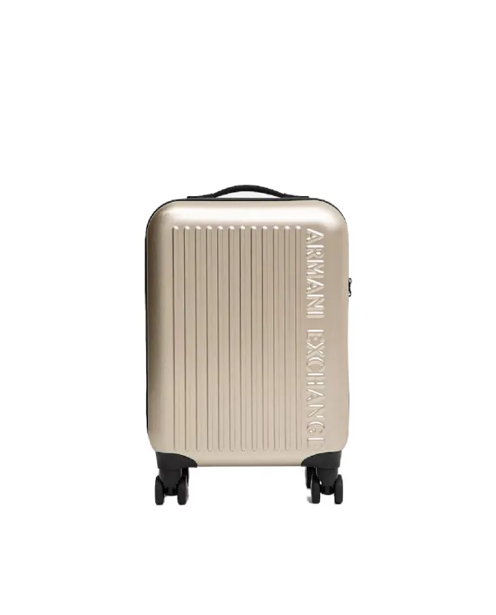 Armani Exchange Trolley bagaglio a mano Platino
