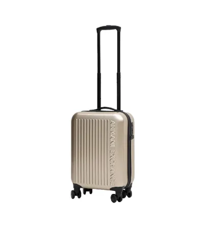 Armani Exchange Trolley bagaglio a mano Platino